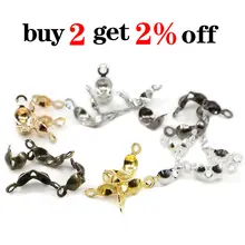 Ball Chain Calotte End Connectors 100pcs #5