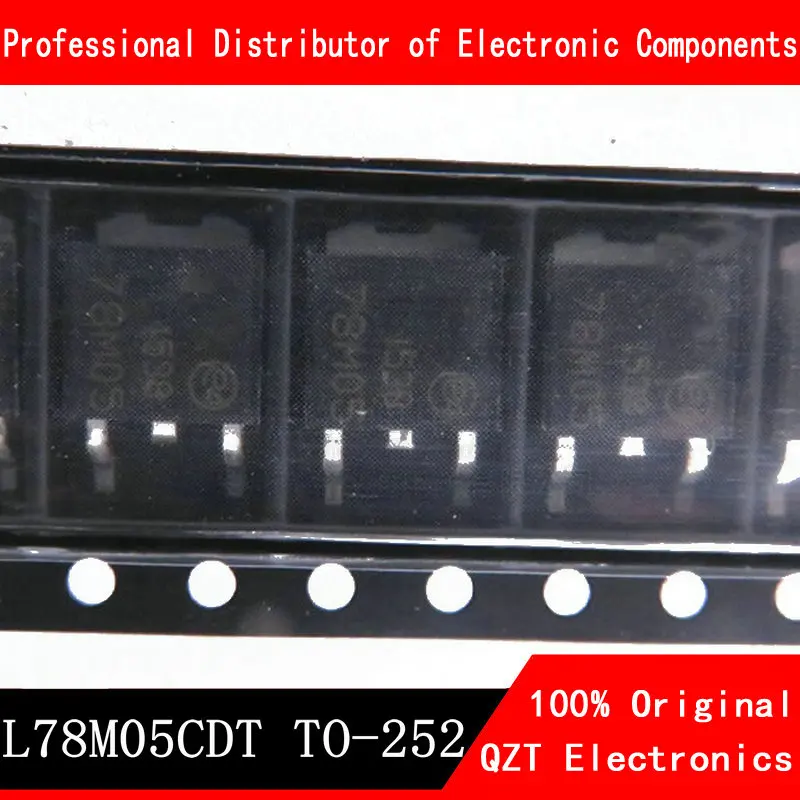10pcs L78M05CDT TO252 L78M05 TO-252 78M05 POSITIVE VOLTAGE REGULATORS new and original