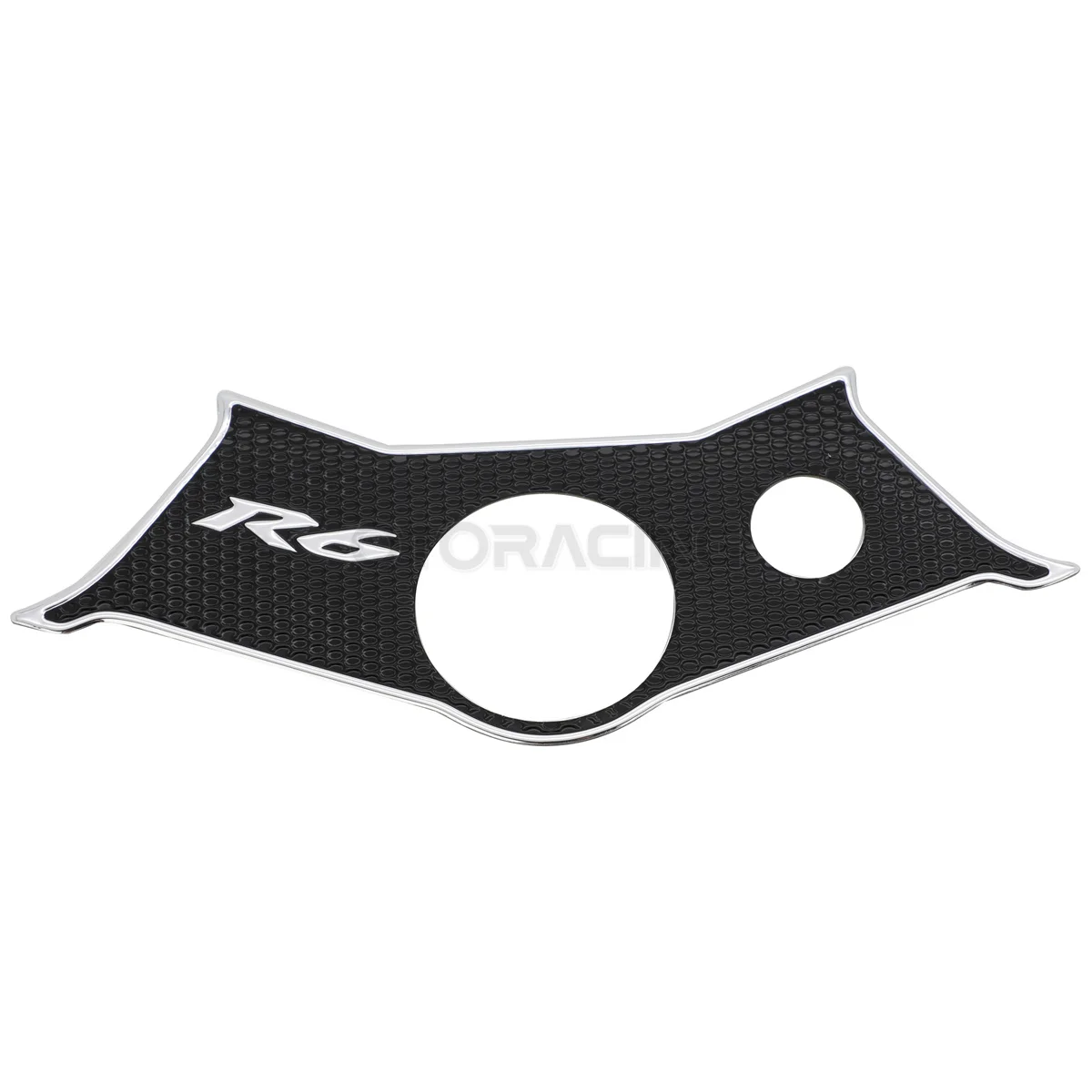 Motorcycle Decal Pad Triple Tree Top Clamp Upper Front End Stickers Waterproof For Yamaha YZF R6 2003 2004 2005