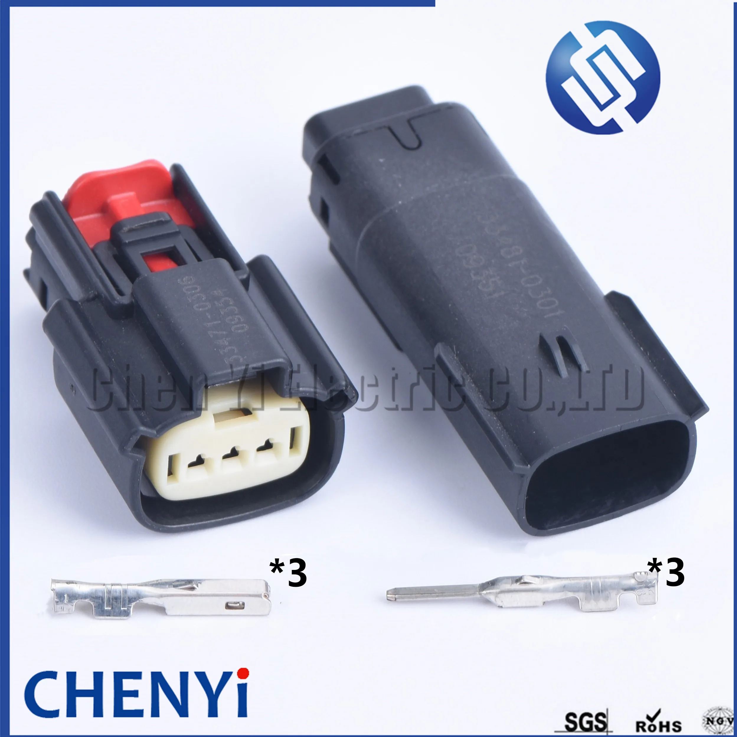 1 set 3 pin female or male 33471-0306 Automotive Steering Wheel Booster Pump Plug Electrical Cable Socket 33471-0301 33481-0301