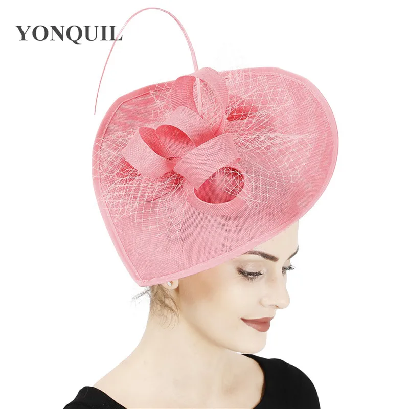 Bandeau de Sauna en Maille pour Femme, Magnifique Grand Chapeau de Mariage, Accessoires de Cheveux Élégants pour les Patients