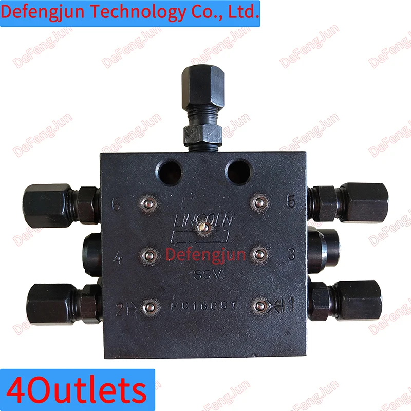 

SSV Series Grease Progressive Distributor Blocks Sections For Grease Lubrication System 4 Outlets