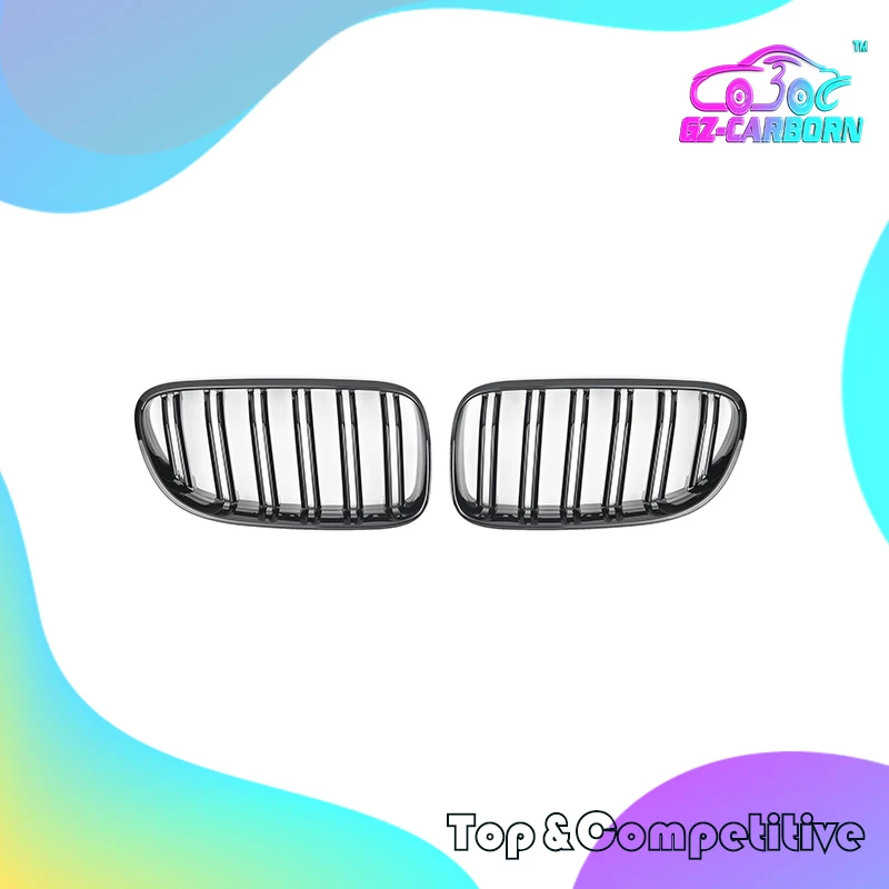 ABS Plastic Double Slats Gloss/Matt/Triple Color+Chrome Front Grille 2010 2011 2012 2013 For BMW 3 Series E92 Coupe LCI Grill