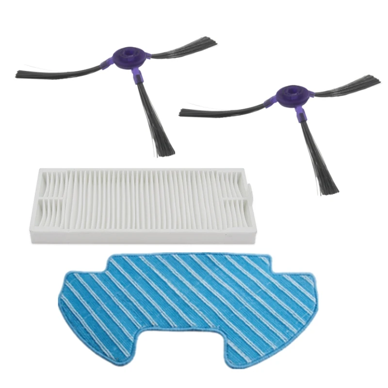 Robô escova lateral filtro hepa pano mop para midea vcr08 aspirador de pó robótico peças reposição acessórios substituição