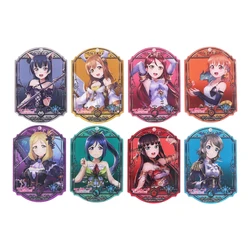 Love Live Lovelive Sunshine Aqours Game Yoshiko Hanamaru Chika Mari Ruby You Dia Riko Kanan ShadowVerse Acrylic Keychain