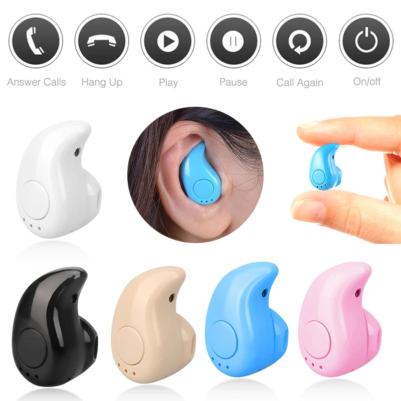 S530 Bluetooth Earphones Handfree Calls Headset Sports Earpiece Stereo Ear Hanging Bluetooth Headphones For Smart Phones