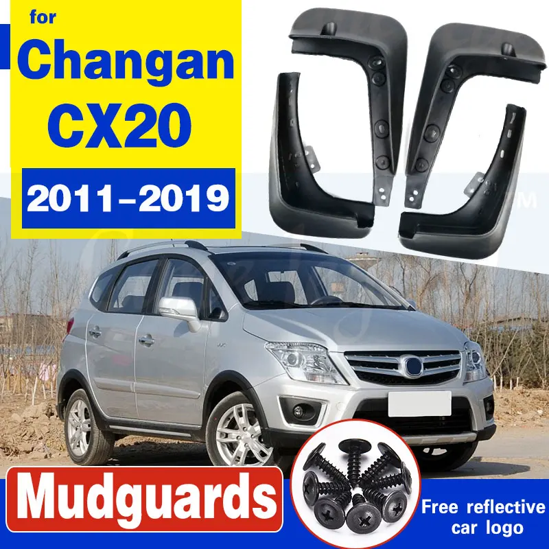 

Molded Mud Flaps for Changan cx20 2011-2019 2012 2013 2014 2016 2017 Mudflaps Splash Guards Mud Flap Front Rear Mudguards Fender