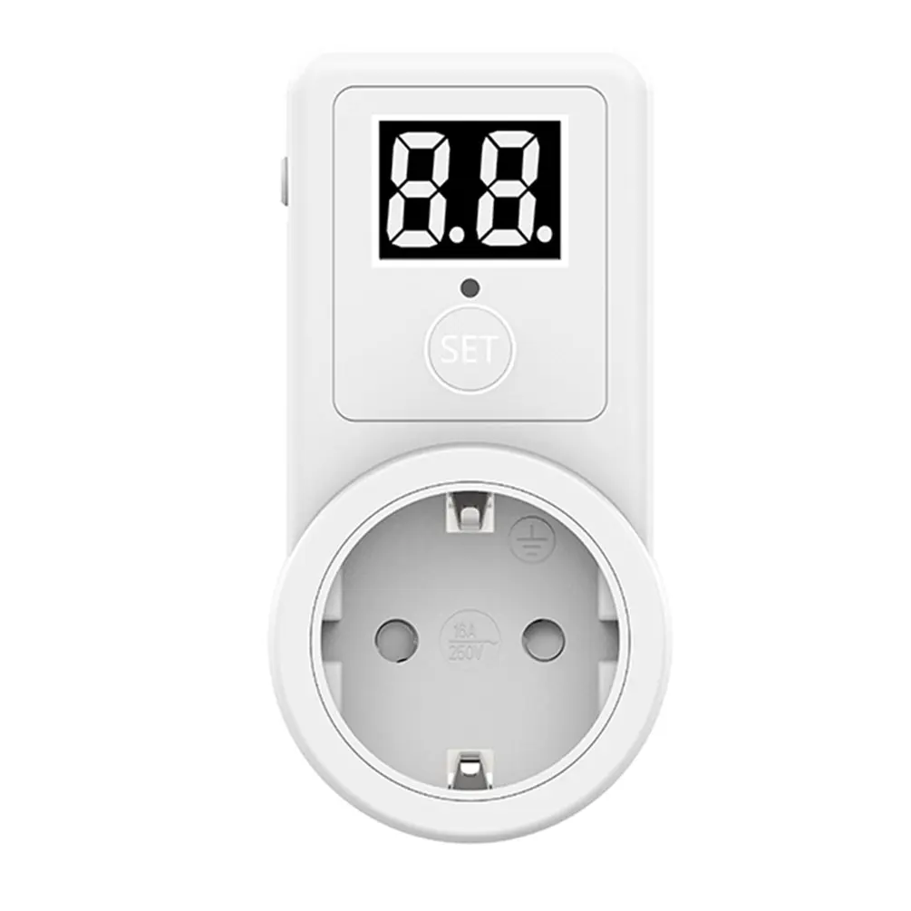 EU Plug Countdown Socket 230V /50Hz Timer Switch Energy Saving Time Digit Display Socket Charging Phone Computer Timing Socket