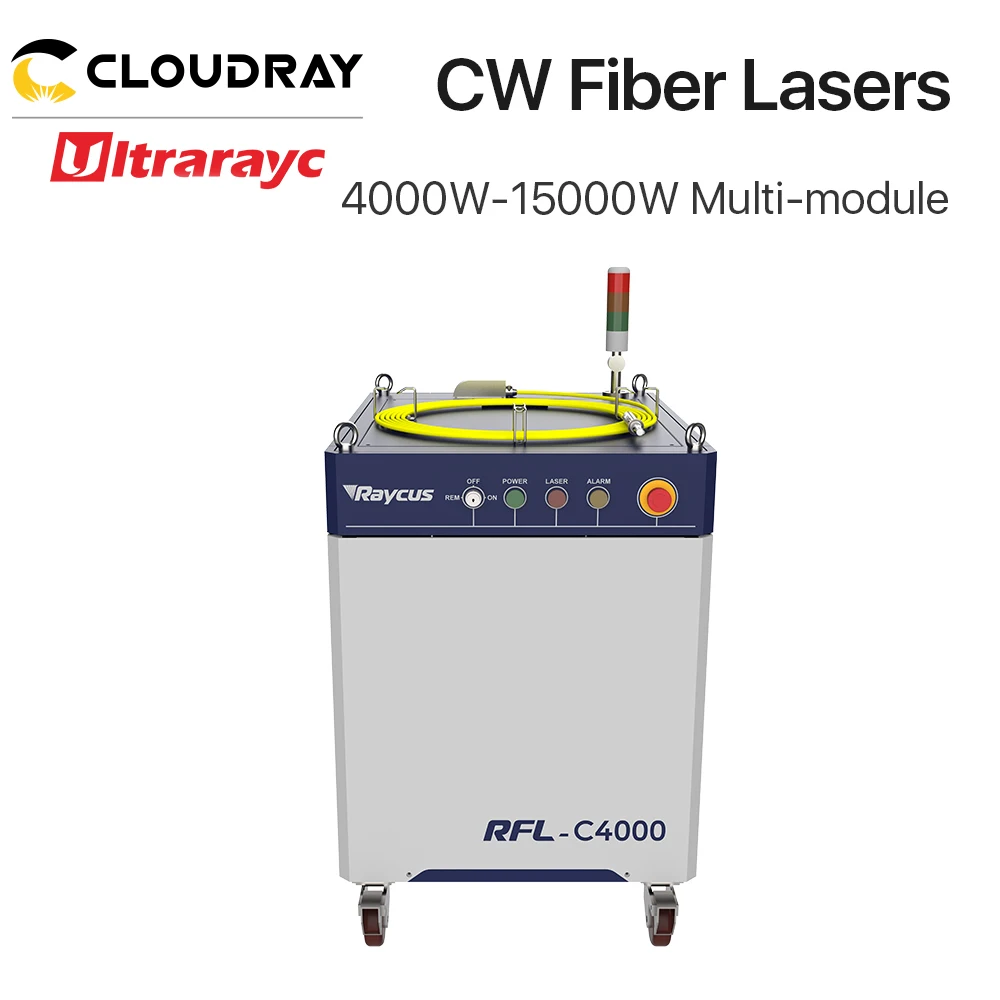 Ultrarayc Original Raycus 1064nm Fiber Laser Power Source Multi-Module 6000-12000W CW Fiber Lasers for Cutting Welding Machine