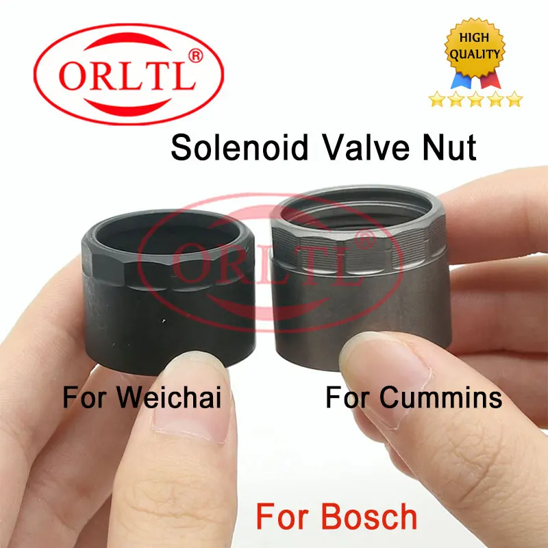 F00RJ00637 F00RJ00845 Common Rail Inejctor Solenoid Valve Nut Cap FOORJ00845 FOORJ00637 For Bosh 0445120 cumins  weichai engine