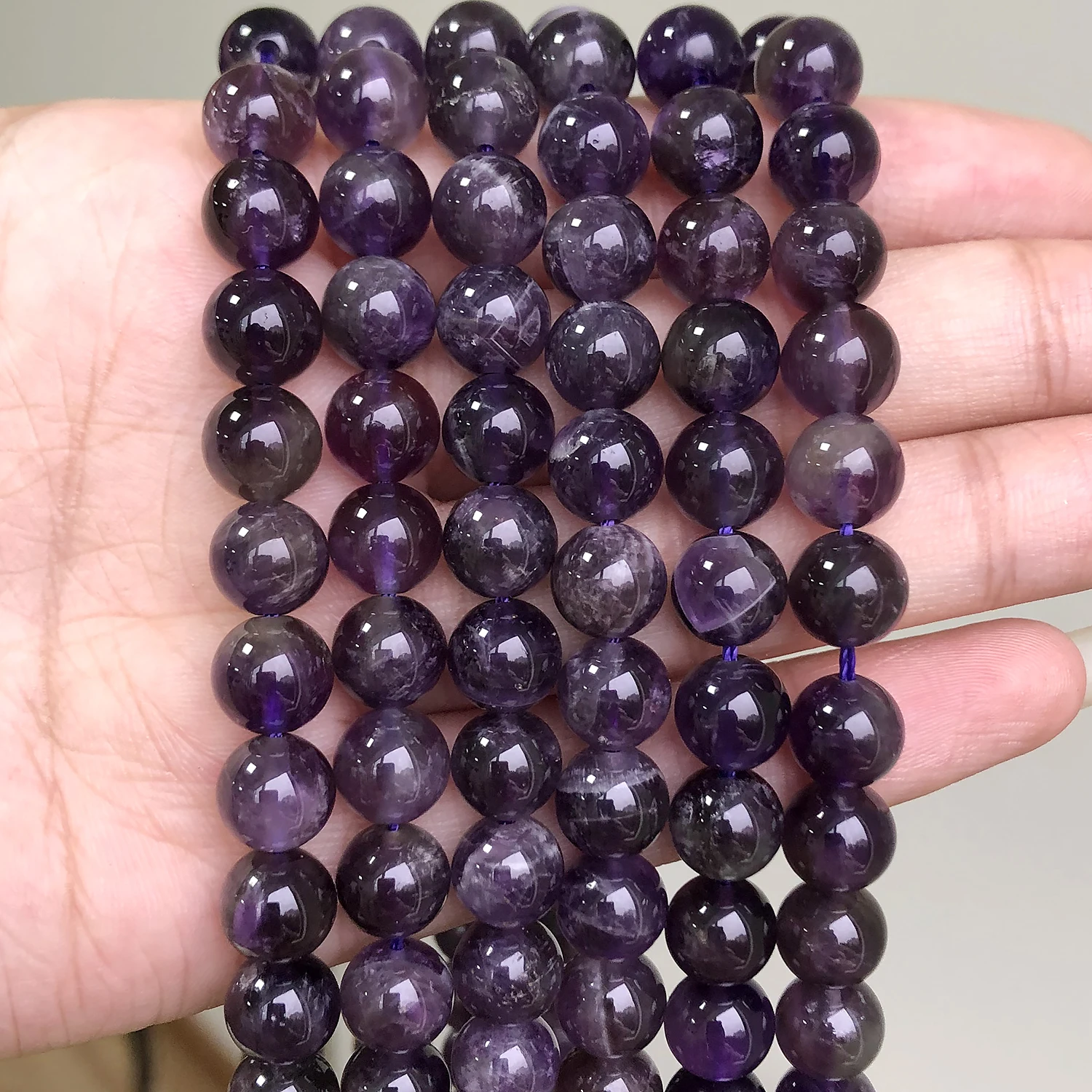 Groothandel 4-14mm Natuurlijke Zwarte Vulkanische Lavasteen Ronde Kralen 15 "Pick Maat Voor Sieraden Maken diy Armband