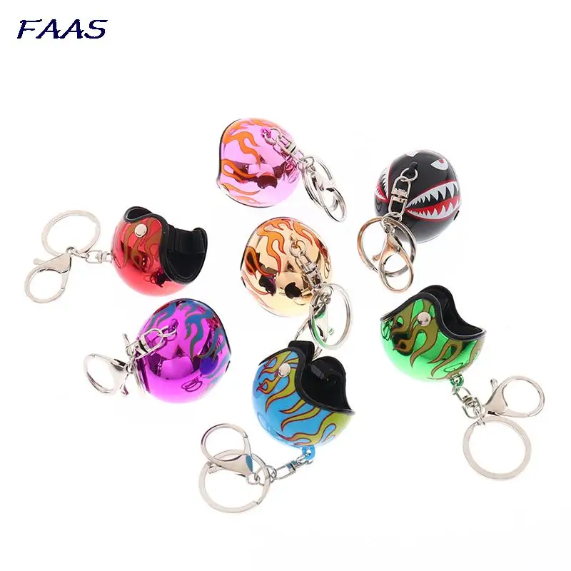 Motorcycle Helmet Keychain Keyring Key Chain Ring Pendant Men Women Kid Gift Birthday Christmas Xmax Present Collection Souvenir