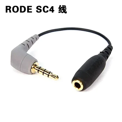 Original RODE SC1 SC2 SC3 SC4 SC6 SC7 SC11 SC15 SC16สายไมโครโฟน2.5ถึง3.5มม.TRRS ถึง TRS อะแดปเตอร์สำหรับ Iphone Android