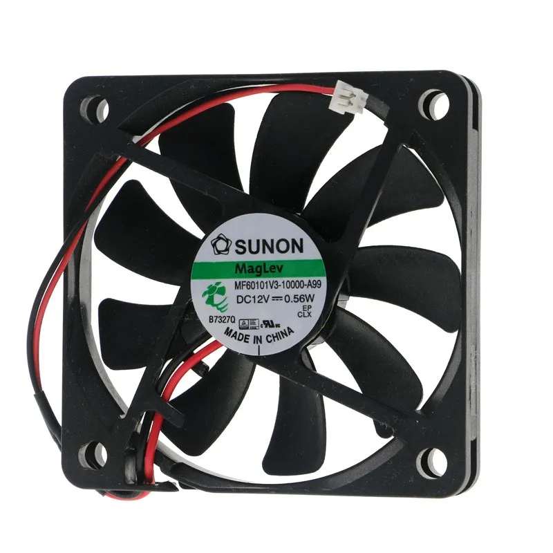 

SUNON MF60101V3-10000-A99 DC 12V 0.56W 60x60x10mm 2-Wire Server Cooling Fan