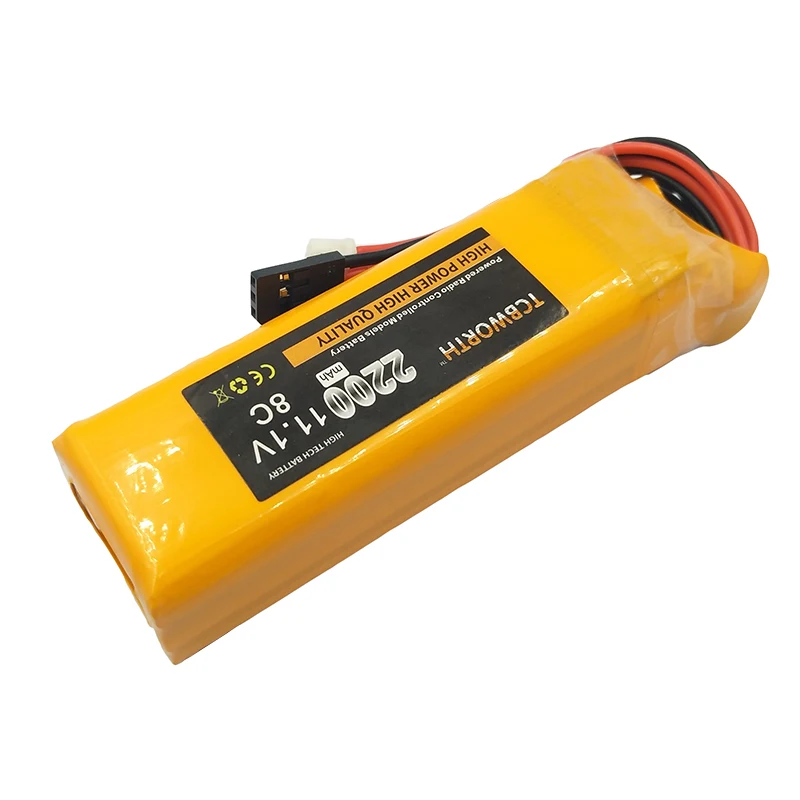 RC Lipo batteria 2S 3S 7.4V 11.1V 2200mAh 8C Max 16C JR JST FUBEBA Plug per RC Hubsan H501S trasmettitore ricevitore telecomando