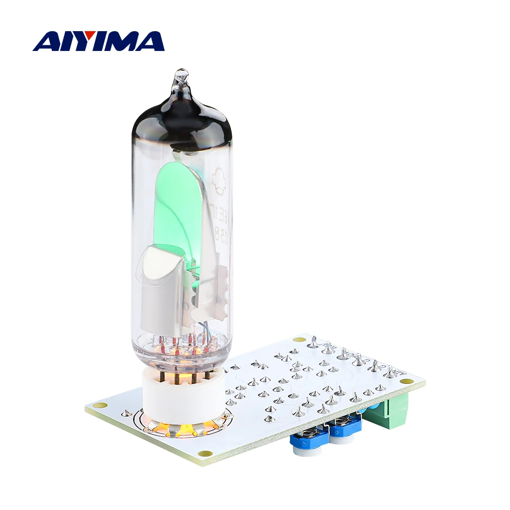 

AIYIMA 6E1 Tube Amplifier Level Indicator Driver Board Fluorescence Tuning Indicator Preamplifier Replace EM81 Tube Cat Eye