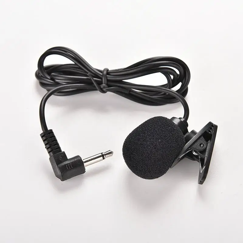 Mini 3.5mm Active Clip Microphone with Mini USB External Mic Audio Adaptor Cable for Go Pro Hero 3 3+ 4 Sports Camera PC Laptop