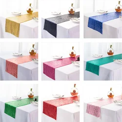 Advanced Sequin Glitter Table Runner for Birthday Party Supplies Decorations Wedding Holiday Celebration Bridal Shower Baby