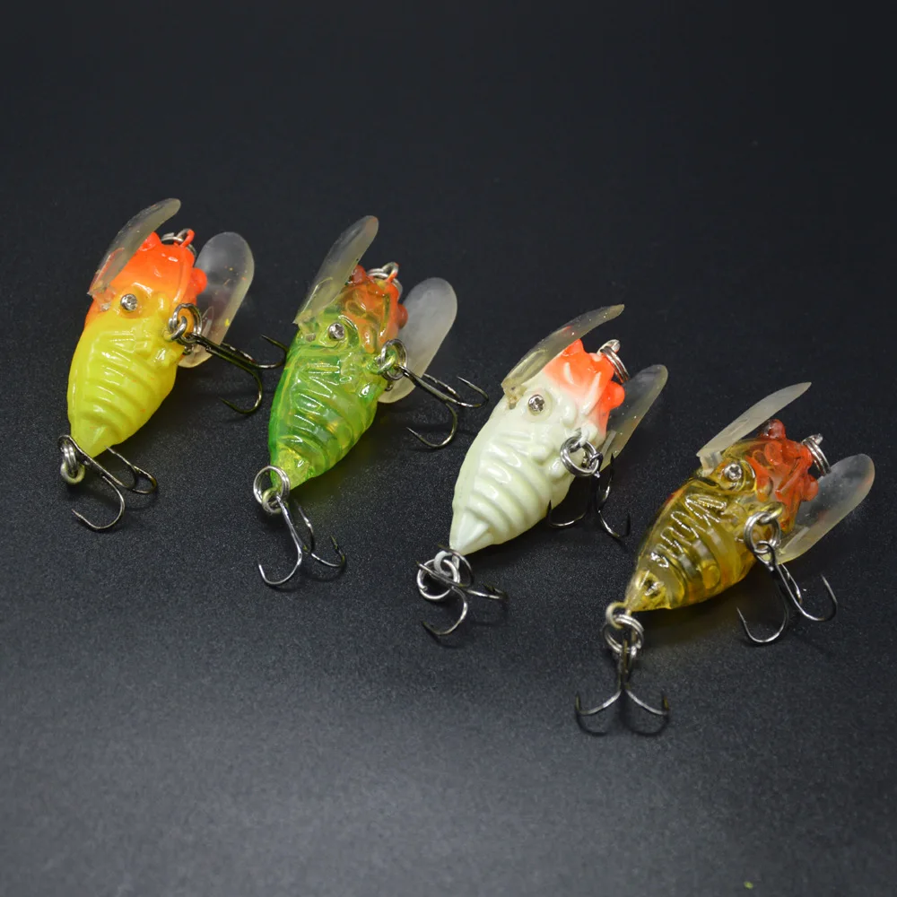 Lure Insect Bait 6g Topwater Fishing Cicada Lures Freshwater Artificial Hard Baits 1 Piece Sale