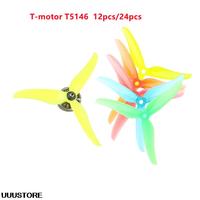 12pcs/24pcs T-motor T5146 5146 5 Inch 3-blade Propeller compatible CW CCW T-motor FPV Propeller for FPV RC Drone Accessories