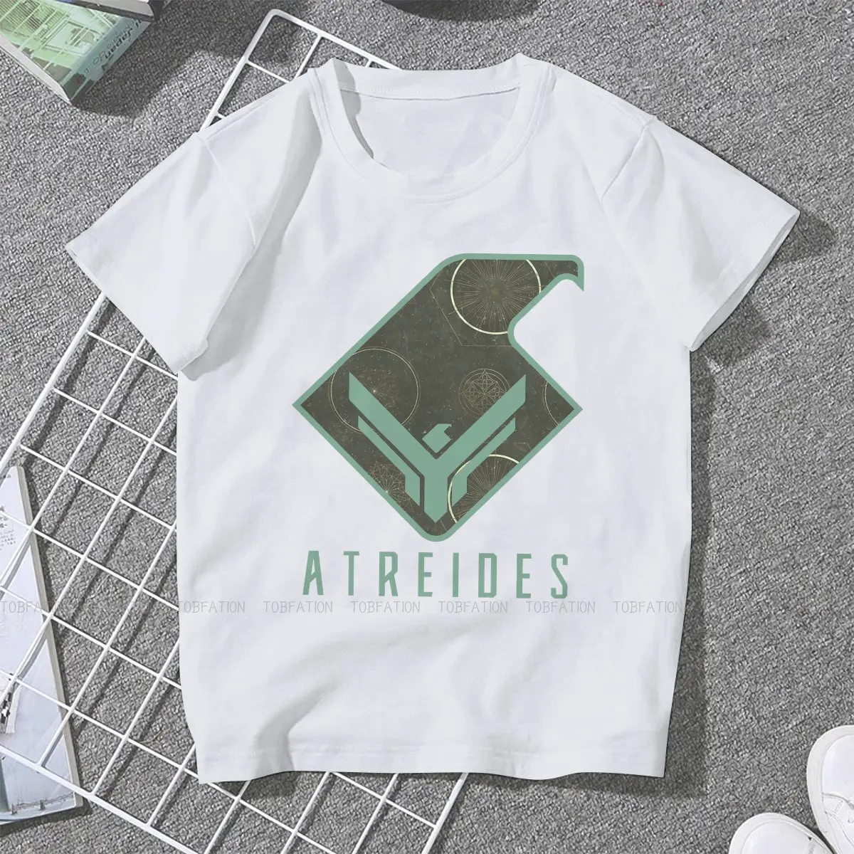 Dune Chronicles Sci-Fi Movie Women T Shirt House Atreides Hawk Female Tops Graphic Funny Tees Ladies 5XL Cotton Tshirt