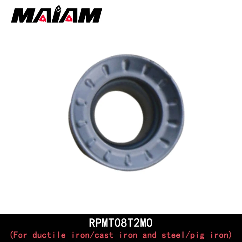 RPMT RPMW Round milling tool RPMT10T3 RPMT08T2 RPMT10T3MO RPMT08T2MO RPMW1003 for ductile iron cast iron and steel pig iron