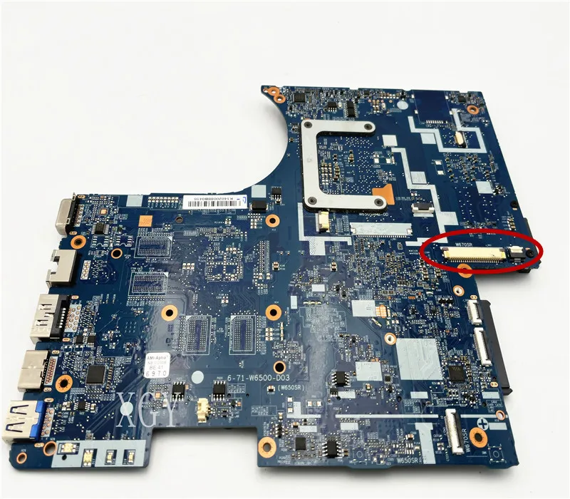 Imagem -02 - Original para Placa Mãe Laptop Clevo W670sr W670sz W670 677-w670sz00-d03 6-71-w6500-d03 Ddr3 Teste 100 ok