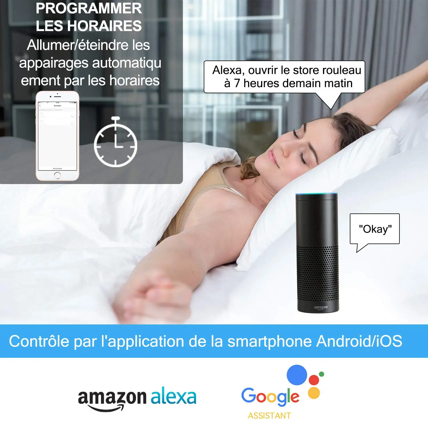 Tuya Smart WiFi Vorhang- und Rollladen-Schalter für Elektrische Röhrenmotoren Google Home Alexa Echo Smart Home App Timer – Detail 9