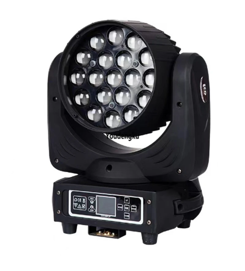 

2pcs Pro Stage Disco DJ Movinghead Wash Beam 19x10W rgbw 4in1 LED Moving Head Light Zoom