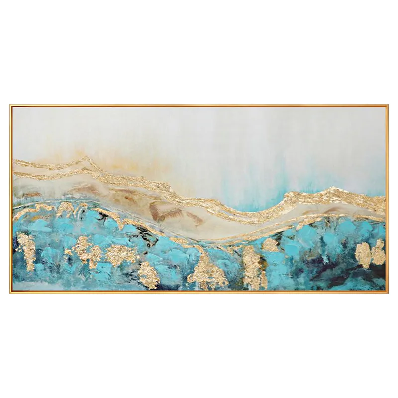 Kan Mi Horizontal Version Of Abstract Painting hand-painted Decorative Painting The Living Room Wall Bedroom Villa Entrance Hall