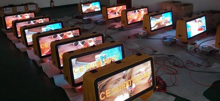 Taxi LED auto display preis/led taxi display signage