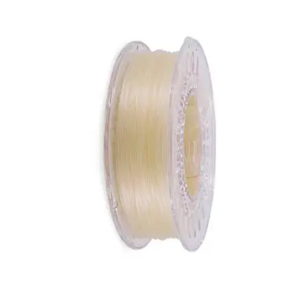 Flexible TPU filament for 3D printer easy to print Tecnikoa brand Natural Color 1,75mm 750 gr made in Spain