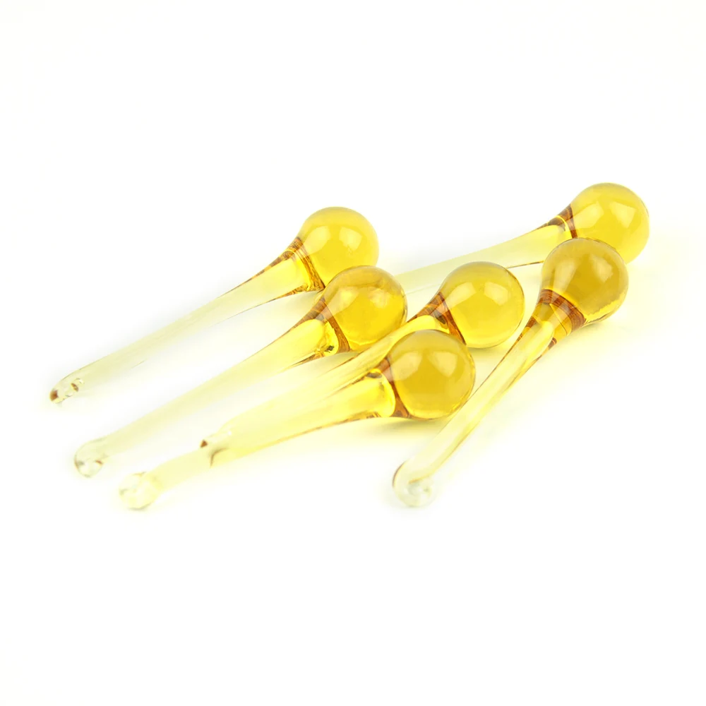 

16X60MM/20X80MM Yellow Raindrops Crystal Chandelier Parts Lamp Glass Hanging Pendants Crystal Beads Curtain Accessories