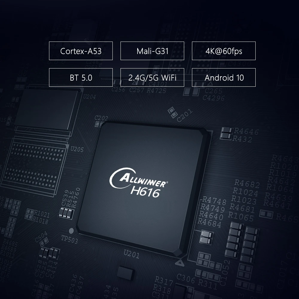 X96 메이트 안드로이드 10 스마트 TV 박스, Allwinner H616 4GB 64GB 2.4G & 5G WIFI BT5.0 4K HDR H.265 안드로이드 10.0 미디어 플레이어 셋톱 박스