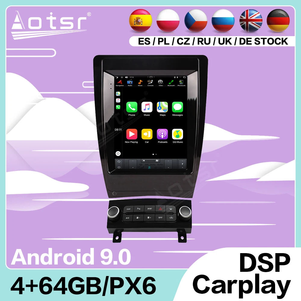 

Android 9.0 PX6 Tesa- For Audi A3 2008 2009 2010 2011 2012 Car GPS Navi IPS Screen Stereo Multimedia Player Radio Auto Head Unit