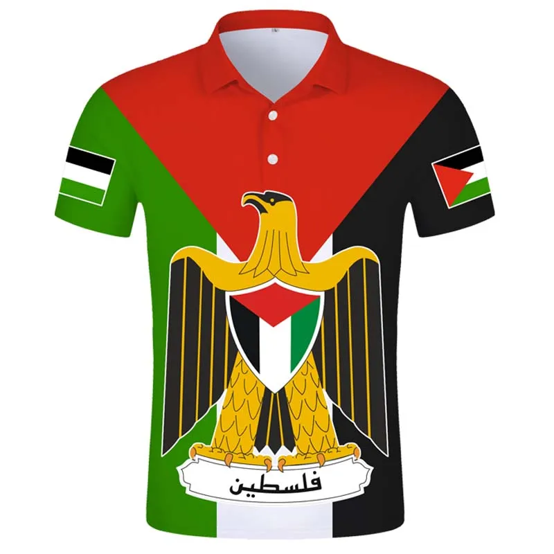 Palestine Polo Shirt Diy Free Custom Made Name Palaestina Polo Shirt Ple Nation Flag Tate Palestina College Print Logo Clothing