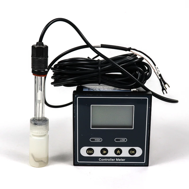 Imagem -02 - Sensor On-line do Medidor de ph do Eletrodo de Vidro Sensor de ph para Tratamento de Água Residual Controlador de ph da Planta