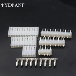 10set/lot CH3.96 3.96 mm CH3.96 - 2/3/4/5/6/7/8P Straight Pin connector 20pcs Male + 20pcs Female + terminal 3.96mm