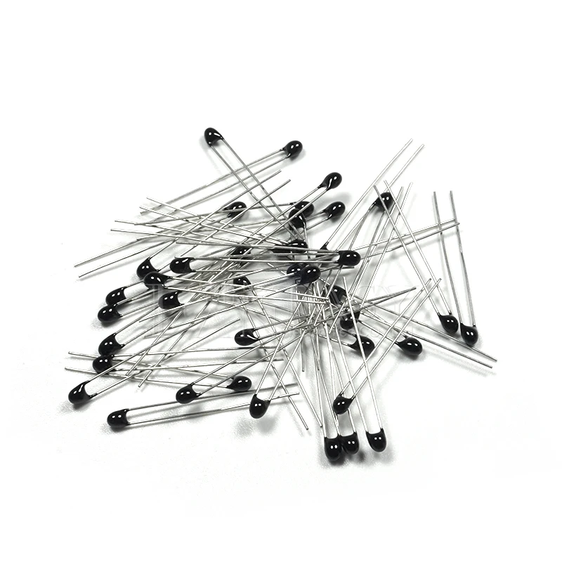 Imagem -03 - b 3950 Ntc Thermistor Resistor Térmico 1k 2k 3k 4.7k 5k 10k 20k 47k 50k 100k 100 Pcs Mf52at Mf52