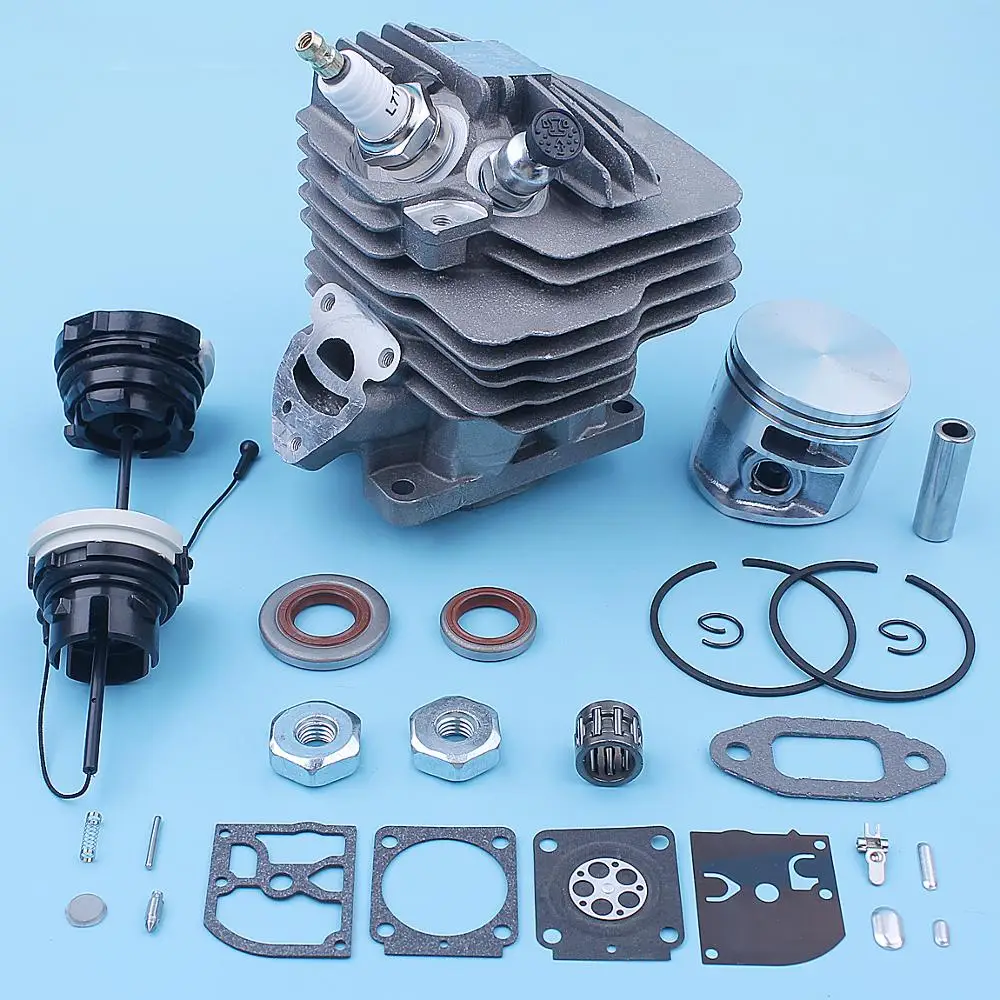 

Масляное уплотнение поршня цилиндра, комплект карбюратора для бензопилы Stihl MS261 MS 261 MS261C 44,7 мм 1141 020 1200, Запасная часть