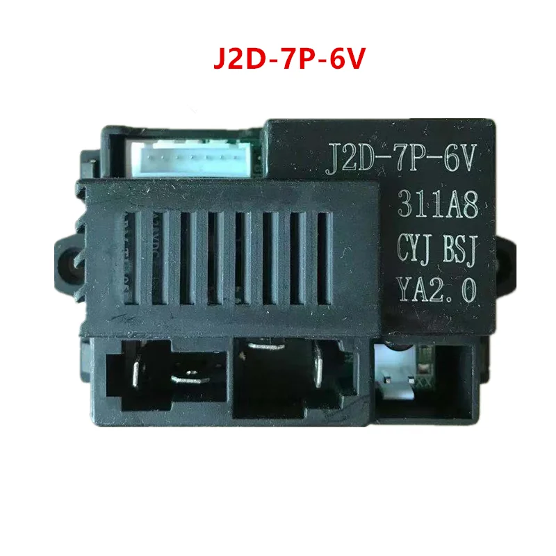 J2D-7P-6V children\'s electric car remote control receiver J4D-7P-12V controller baby carriage circuit board motherboard Parts