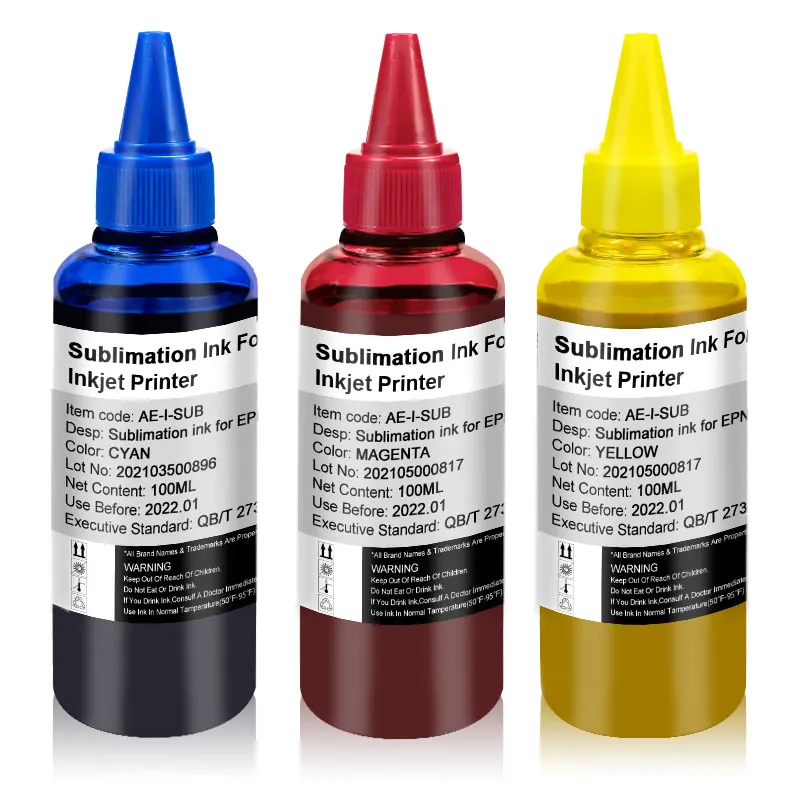 Imagem -03 - Morepage-tinta Sublimação de Recarga Universal para Epson S22 Wf4630 Wf4640 Impressoras Wf5110 Tinta de Transferência de Calor Cores 100ml