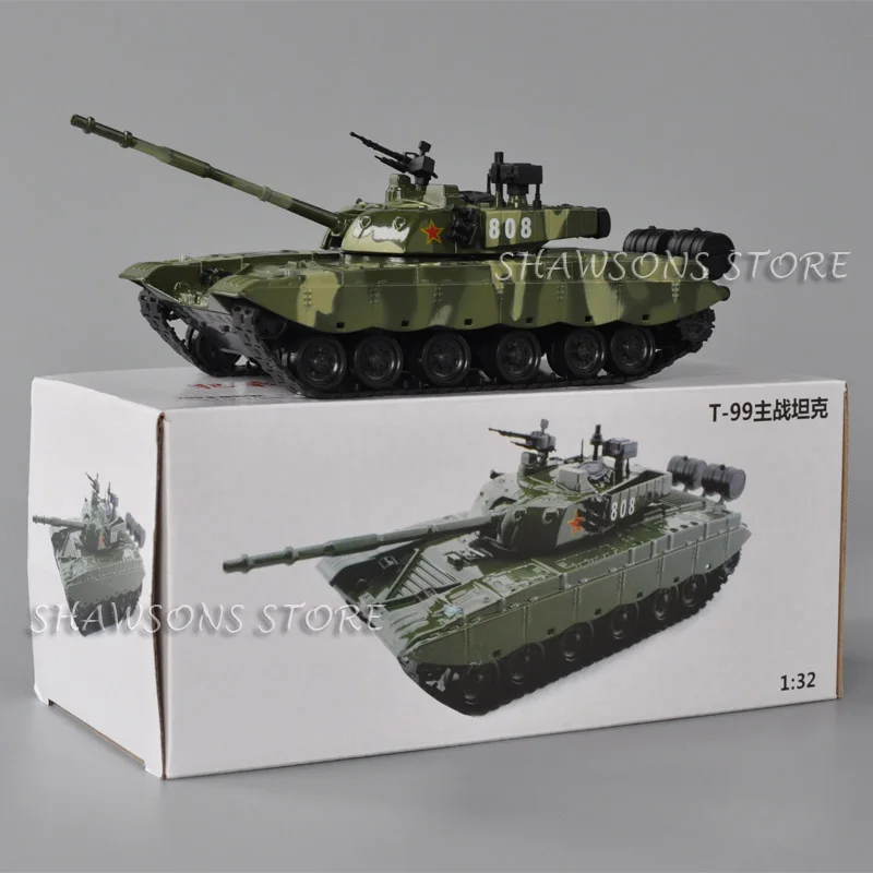 Tỉ Lệ 1:42 Diecast Mô Hình Quân Sự Đồ Chơi T-99 T99 Trung Quốc Xe Tăng Chiến Đấu Chủ Lực Thu Nhỏ Bản Sao Có Âm Thanh & Ánh Sáng