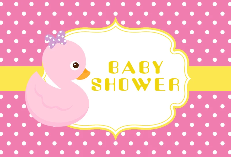 Baby Hintergrund Cartoon Ente Baby Dusche Foto Studio Kinder 1st Geburtstag Party Decor Fotografie Hintergrund