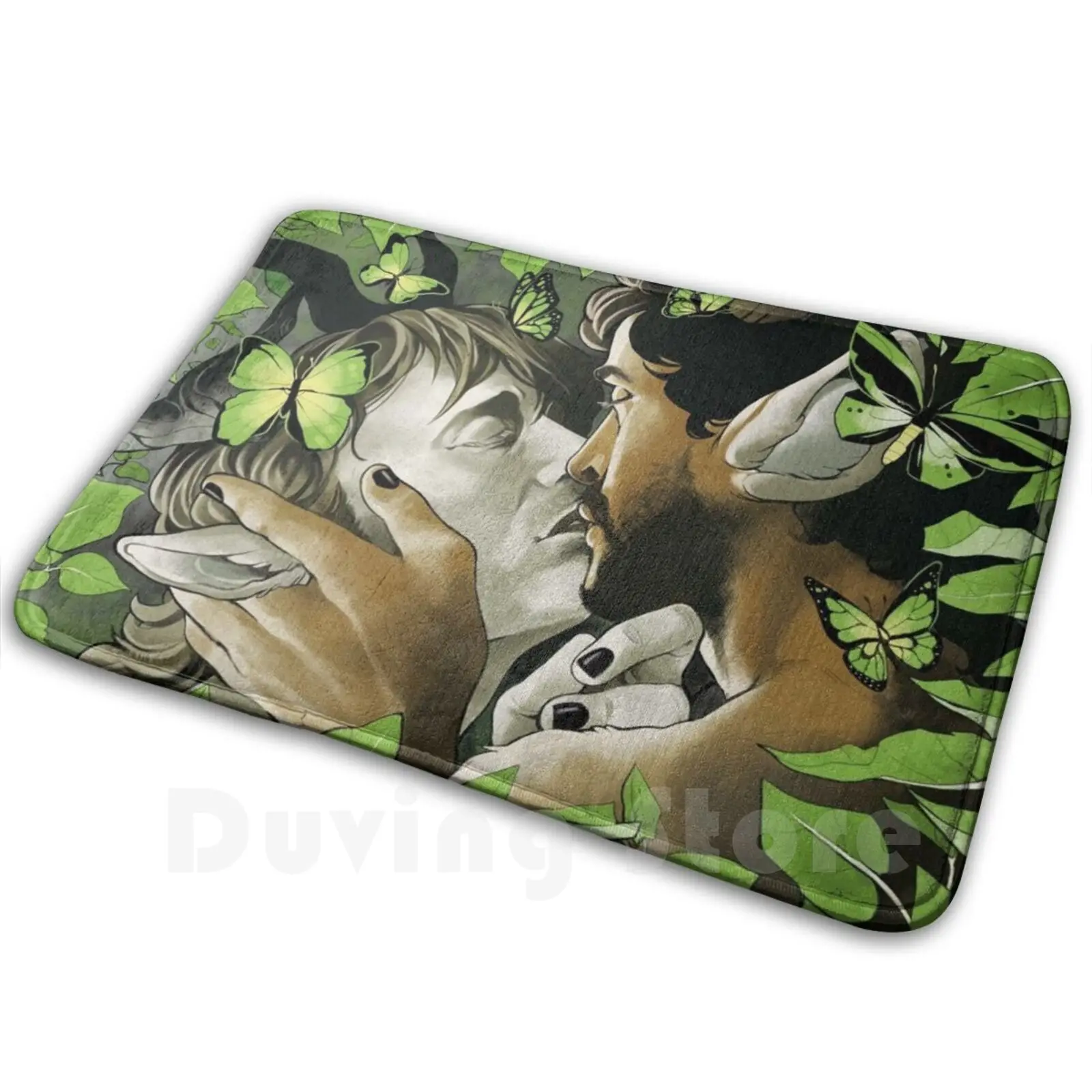 Nature Boys Carpet Mat Rug Cushion Soft Hannistag Hannibal Hannigram Green Nature Love