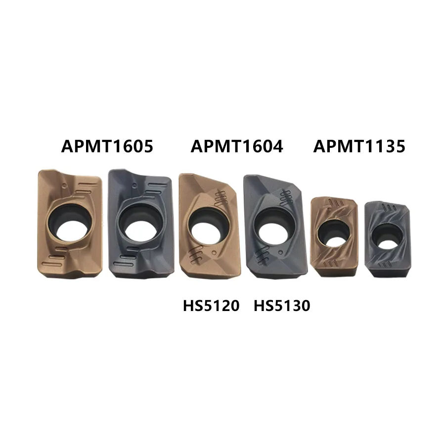 APMT1605 APMT1604PDER APMT1135PDER-FM HS5120 HS5130 tornio CNC di alta qualità fresa in metallo duro inserti di fresatura utensili di tornitura
