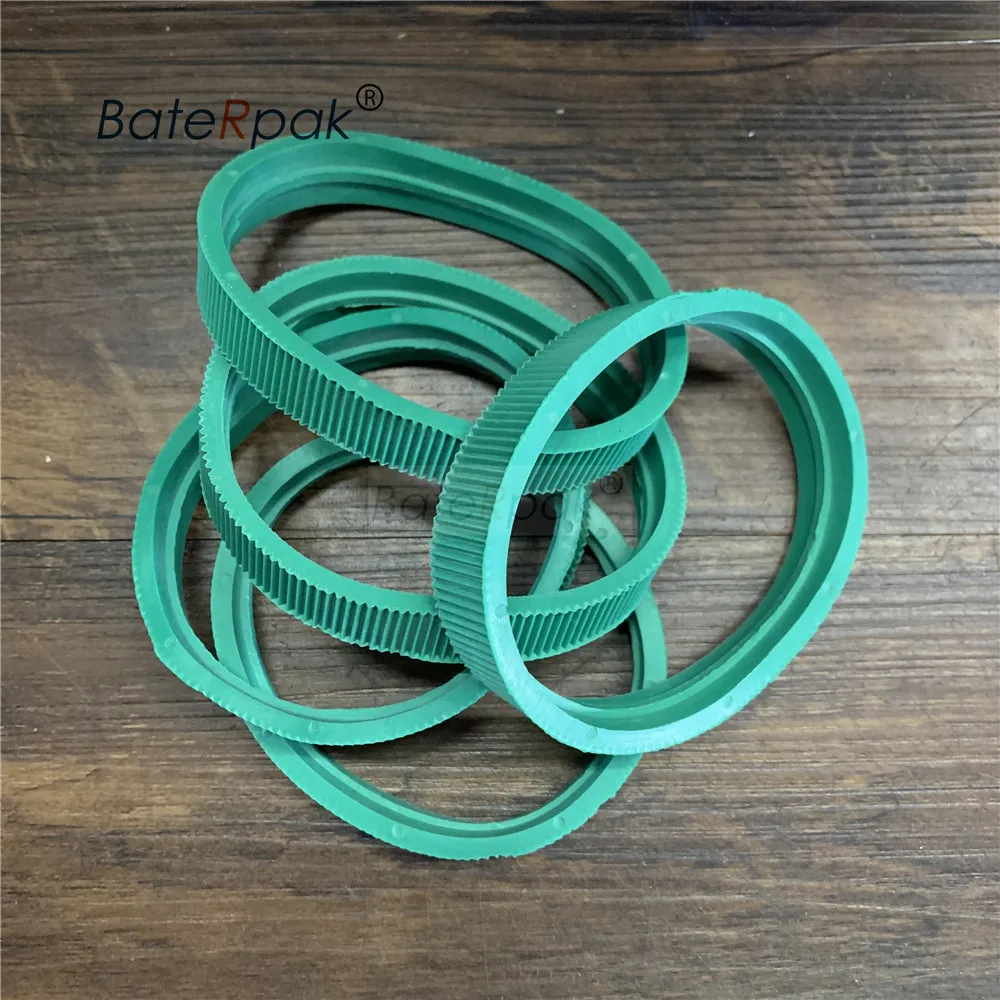 BateRpak cintura verde 280x15mm (perimetro * larghezza) MY-380 macchina per codifica inchiostro solido ricambi cinghia di trasporto, cinghia di alimentazione verde, 5 pezzi