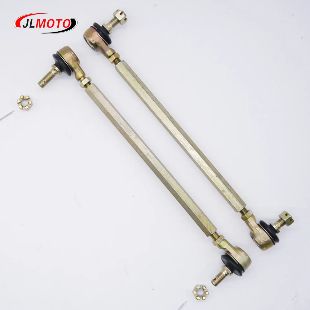 M10-M10 1Para/2szt. 120mm 130mm 140mm 150mm 170mm 200mm Zestawy drążków kierowniczych ATV z przegubem kulowym pasujące do chińskich quadów ATV