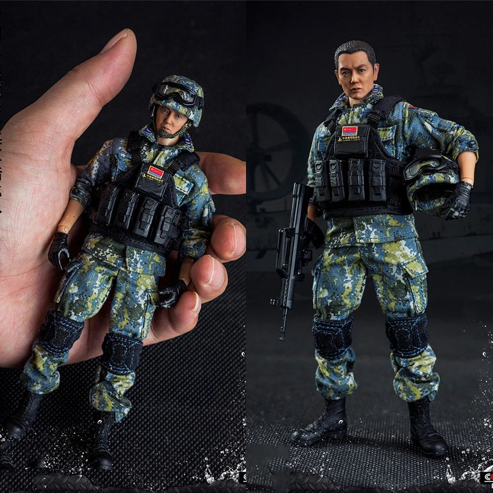 

In Stock FLAGSET FS-73035 1/12 Scale China PLA Navy Marine Corps Soldier Full Set 6'' Action Figure Model Toy For Collection