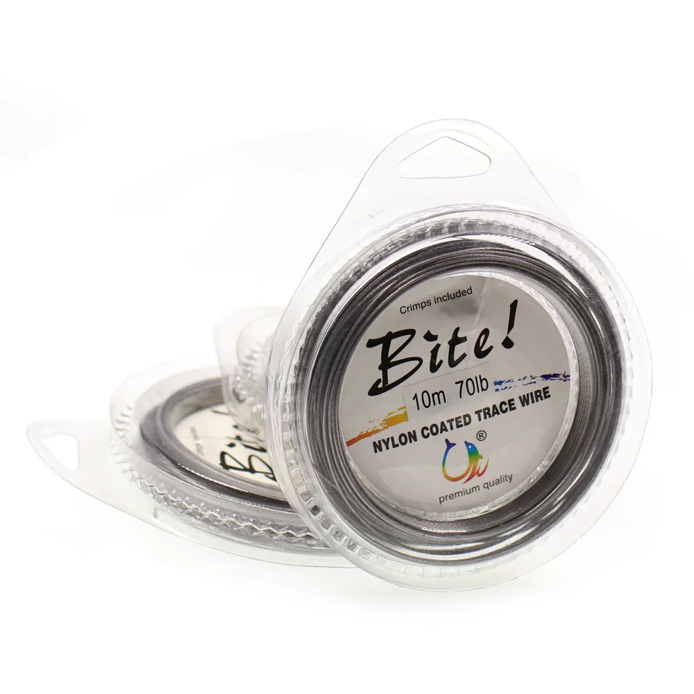 10M 5LB-200LB 7-Strang Nylonbeschichteter Draht Geflochtener Stahldraht Vorfachse mit Beschichtung Jigging Angelschnur Meeresangelzubehör – Detail 1
